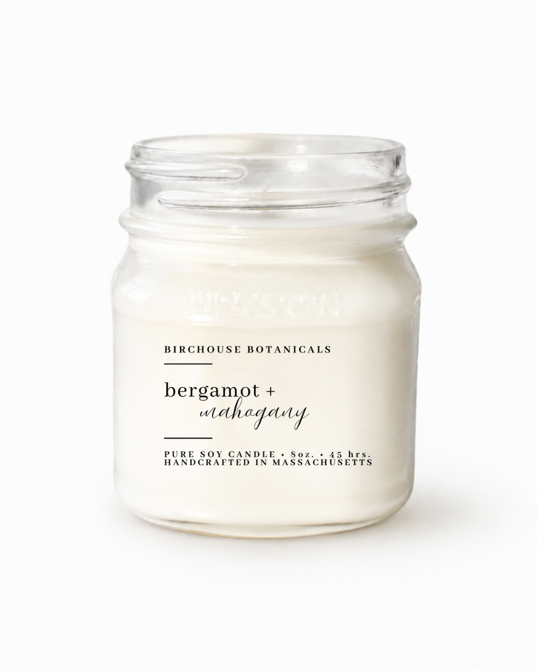 Bergamot & Mahogany Soy Candle