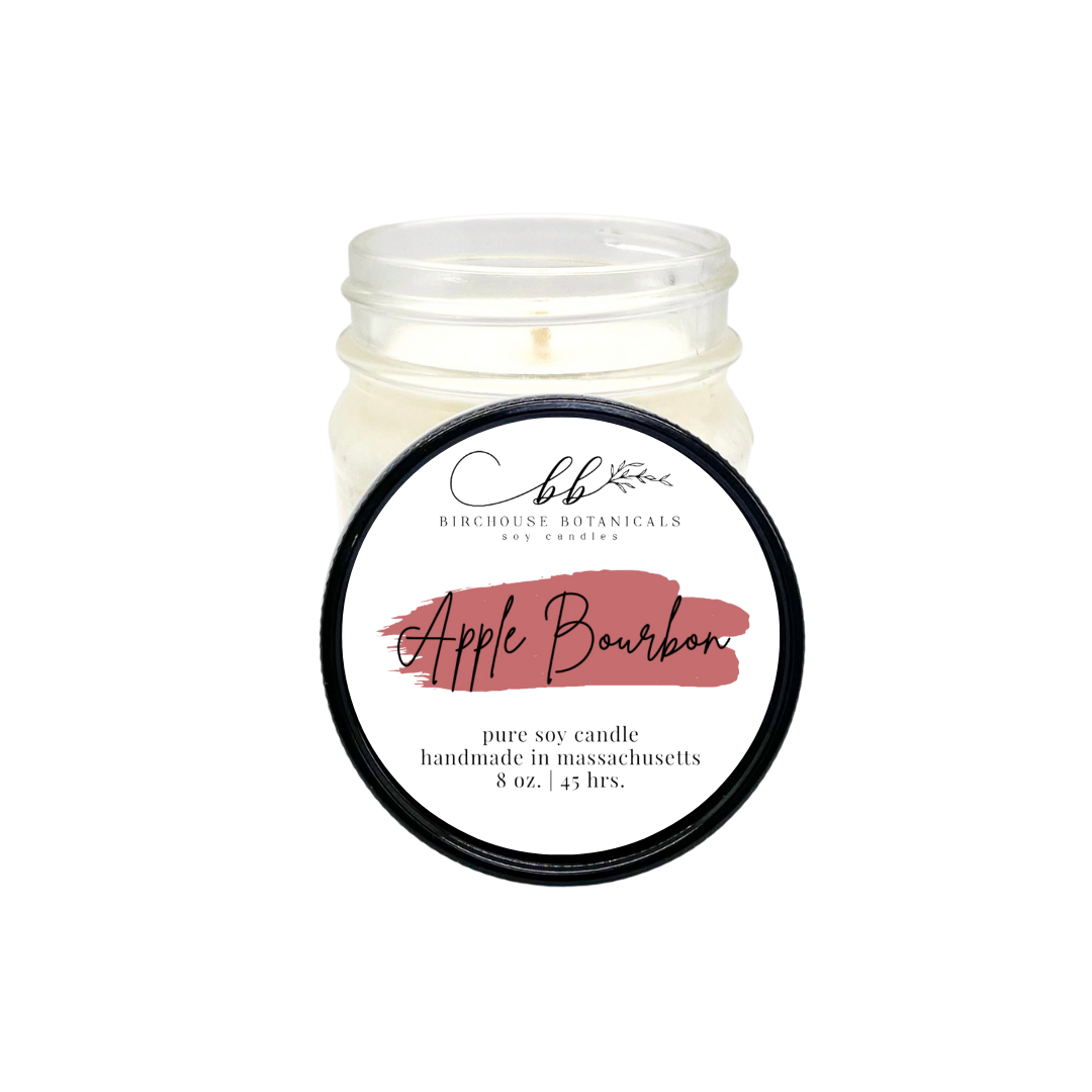 Apple Bourbon 8 oz. Soy Candle