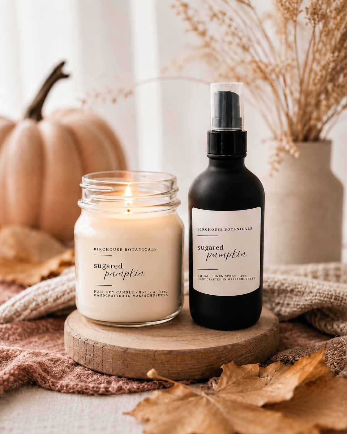 Sugared Pumpkin 4 oz. Room & Linen Spray
