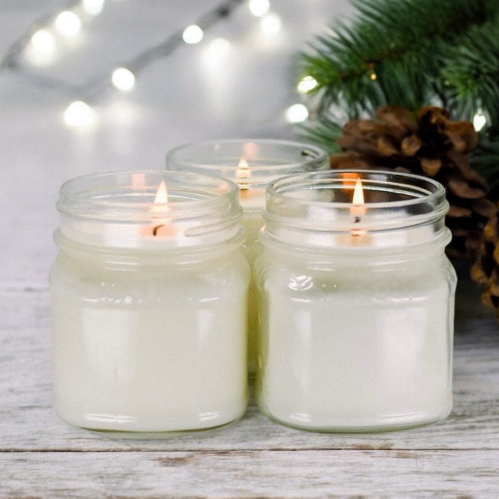 Apple & White Fir 8 oz. Soy Candle