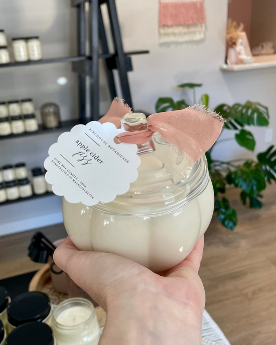 Apple Cider Fizz | Pumpkin Jar 14 oz. Soy Candle