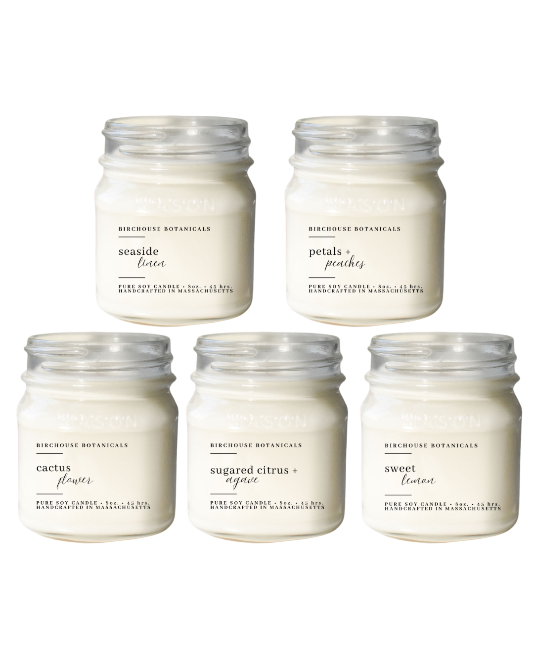8 oz. Soy Candle Bundle – The Spring Collection