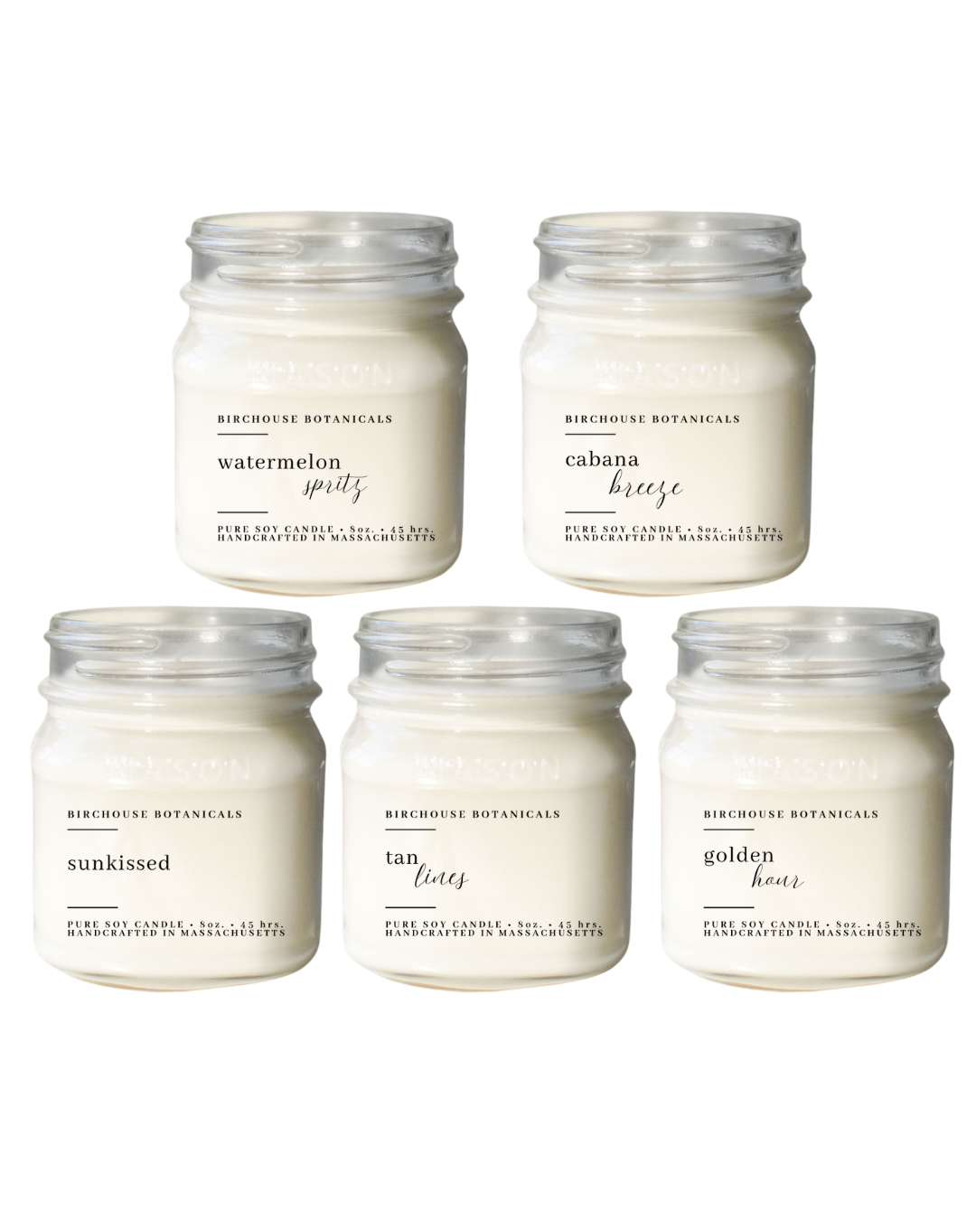 8 oz. Soy Candle Bundle - The Summer Collection