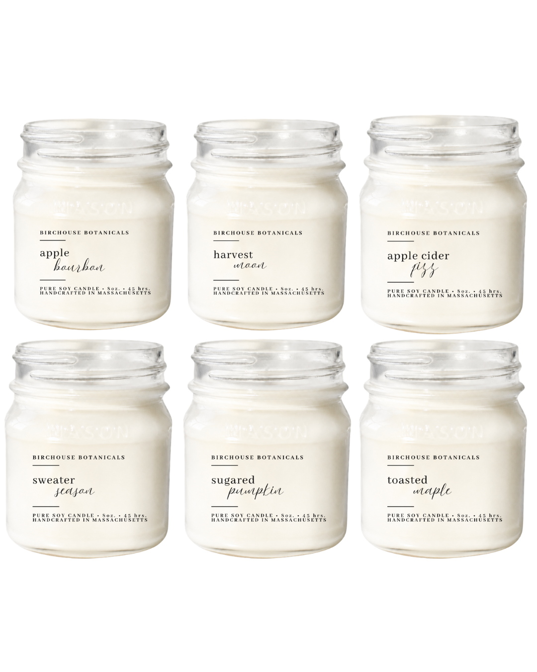 8 oz. Soy Candle Bundle - The Fall Collection