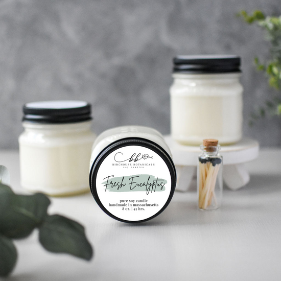 Load image into Gallery viewer, Fresh Eucalyptus 8 oz. Soy Candle

